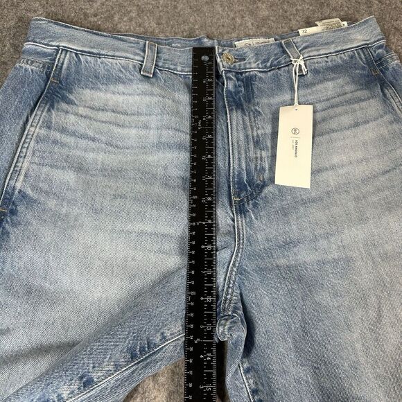 Adriano Goldschmied Jeans Womens 32 Mercer Cuffed High Rise Barrel Wide Leg - Picture 4 of 13